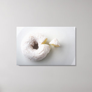 Close-up of a cake canvas print