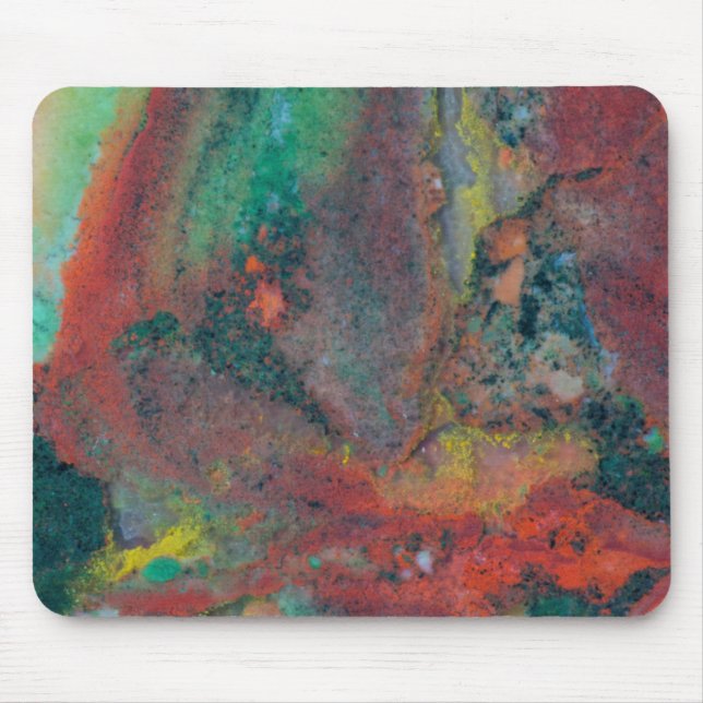 Close up of a Christmas Jasper Mouse Mat (Front)