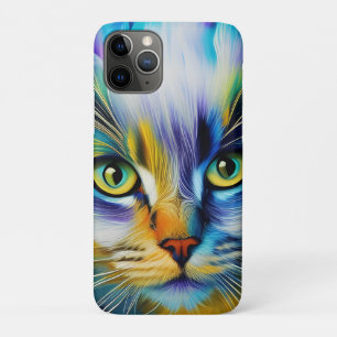 Close up of a Colourful Siamese Kitten iPhone 11 Pro Case