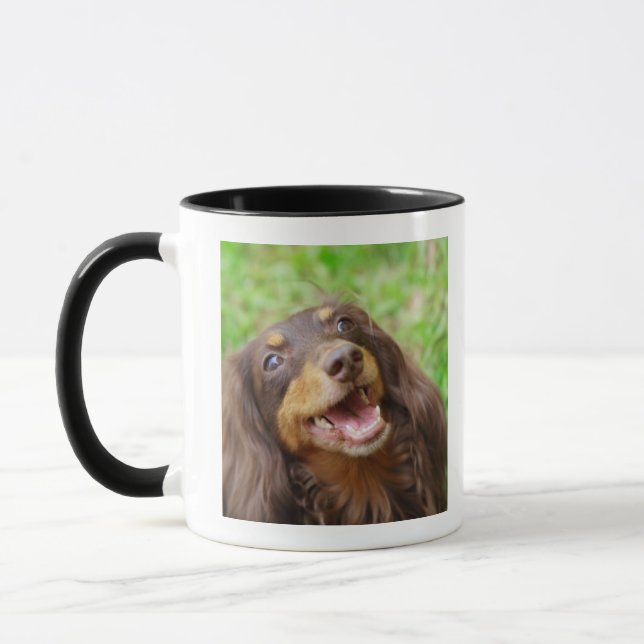 Close-up of a Dachshund dog Mug (Left)