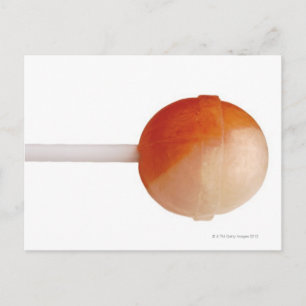 close-up of a lollipop postcard