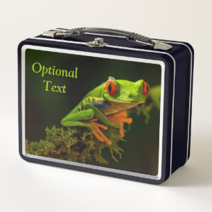 Close up of a Red Eyed Tree Frog #1 Metal Lunch Box