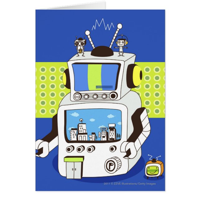 Close-up of a robot (Front)