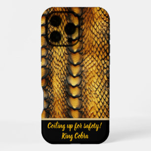 Close-up of a snake's vibrant skin iPhone 16 pro max case