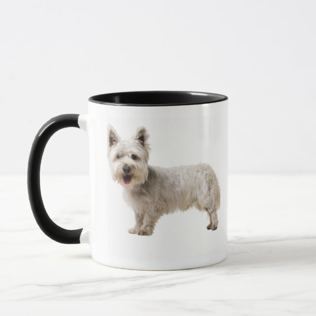Close up of a terrier mug (Left)