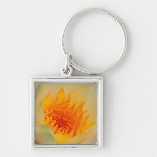 Close-Up Of A Water Lily Key Ring