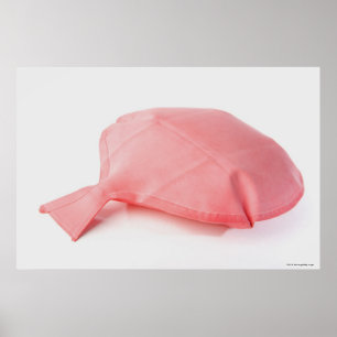 Close-up of a whoopee cushion poster