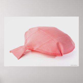 Close-up of a whoopee cushion poster
