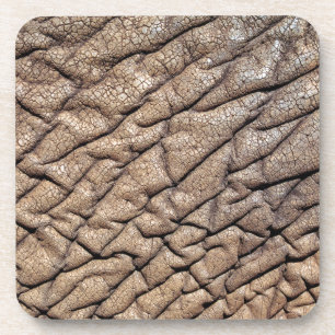 Close-Up Of African Elephant's Hide Coaster