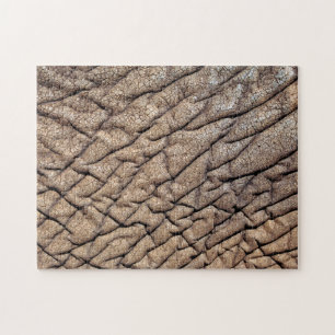 Close-Up Of African Elephant's Hide Jigsaw Puzzle