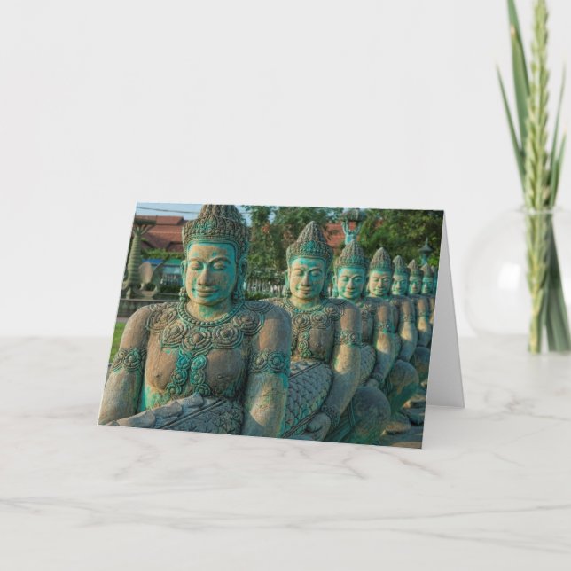 Close-up Of An Artists' Sculptures Card (Front)