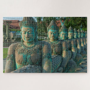 Close-up Of An Artists' Sculptures Jigsaw Puzzle