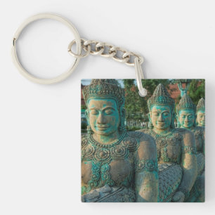 Close-up Of An Artists' Sculptures Key Ring