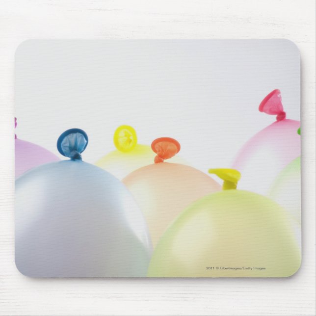 Close-up of balloons mouse mat (Front)