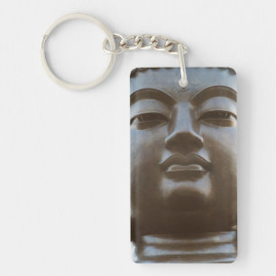 Close-up of Buddha statue Key Ring