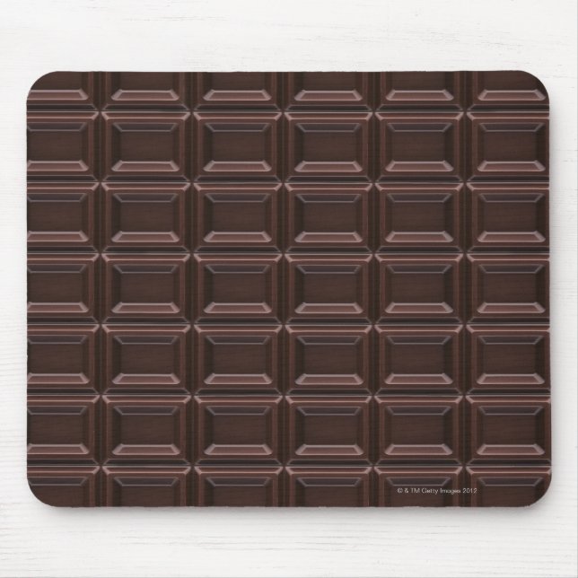 Close-up of chocolate bar mouse mat (Front)