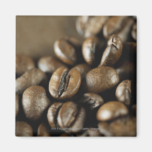 Close-up of coffee beans magnet