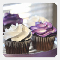Close-up of cupcakes with selective focus on