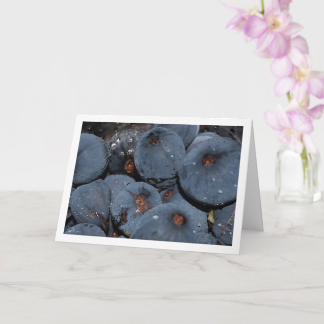 Close-up of Fig Fruit Card (Orchid)