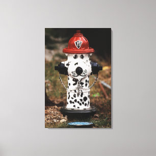 Close-Up of Fire Hydrant Canvas Print