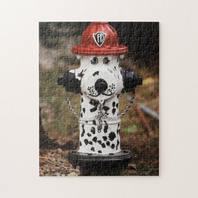 Close-Up of Fire Hydrant Jigsaw Puzzle (Vertical)