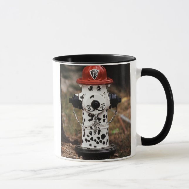 Close-Up of Fire Hydrant Mug (Right)
