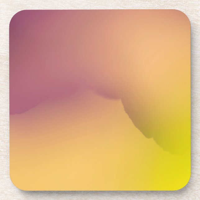 Close-up of flower petals coaster (Front)