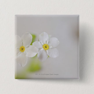 Close-up of flowers 15 cm square badge