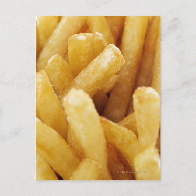 Close-up of French fries Postcard (Front)