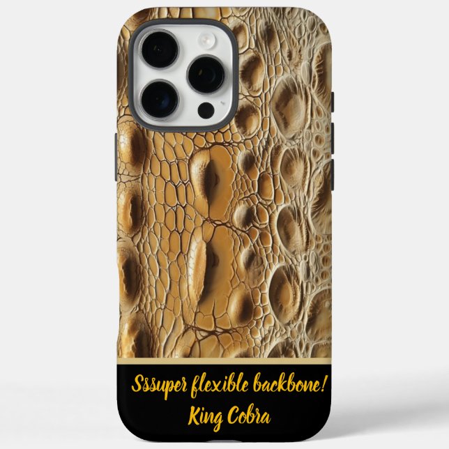 Close-up of intricate snakeskin texture Case-Mate iPhone case (Back)
