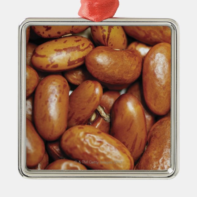 Close-up of kidney beans metal tree decoration (Front)
