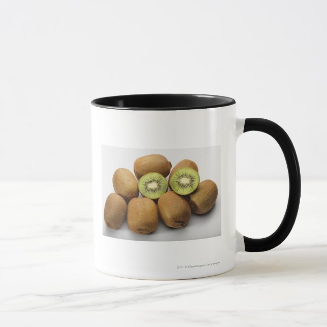 Close-up of kiwi fruits mug (Right)