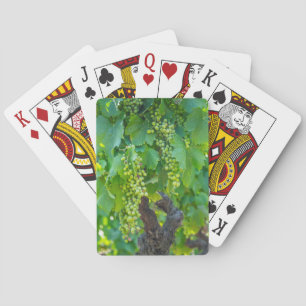 Close Up Of Maturing Grapes Playing Cards