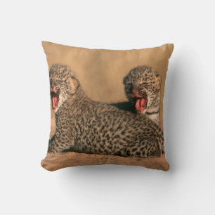 Close-Up Of New Born Leopard (Panthera Pardus) Cushion