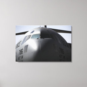 Close-up of the front of a C-17 Globemaster III Canvas Print