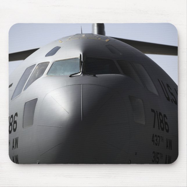 Close-up of the front of a C-17 Globemaster III Mouse Mat (Front)