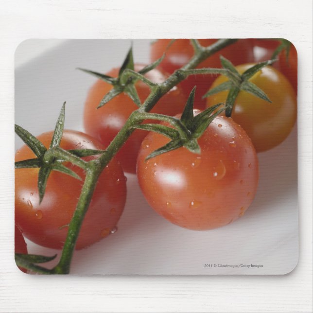 Close-up of tomatoes on a tray mouse mat (Front)