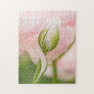 Close-up of tulip and bud jigsaw puzzle