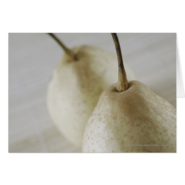 Close-up of two pears (Front Horizontal)