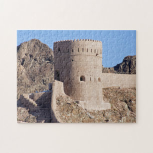 Close up on a watch tower in old Muscat - Oman Jigsaw Puzzle