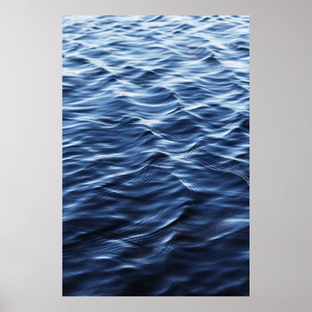 CLOSE UP PHOTO OF BODY OF WATER POSTER (Front)
