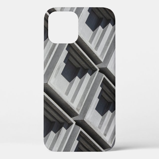 Close-up photo of grey building Case-Mate iPhone case (Back)
