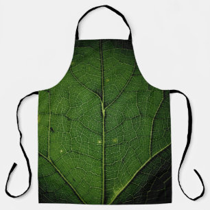 Close up photo of leaf apron