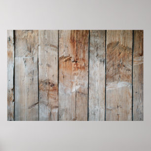 Close up photo of wooden panel poster