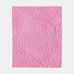 Close-up pink leather, textured background. fleece blanket