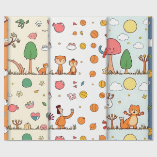 Close-Up Portrait of a Sweet-Faced Dog Wrapping Paper