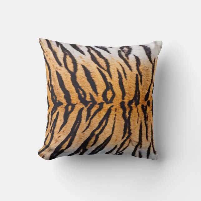 Close-Up Shot of Real Indo-Chinese Tiger (Panthera Cushion (Front)