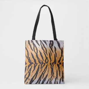 Close-Up Shot of Real Indo-Chinese Tiger (Panthera Tote Bag