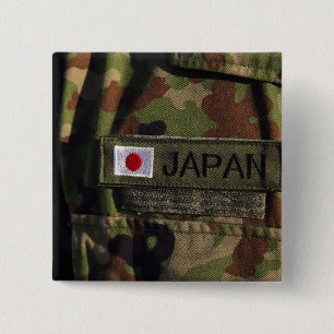 Close-up view 2 15 cm square badge