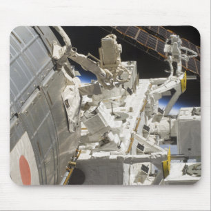 Close-up view of components mouse mat